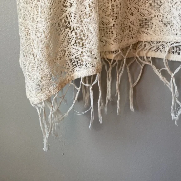 Lagaci Boho Cream Cover Up L/XL - Picture 2 of 5